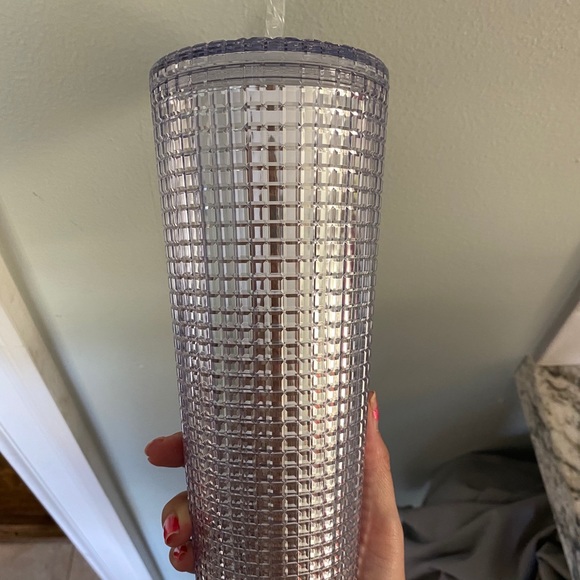 Starbucks 2020 Disco Silver Grid Tumbler - Picture 3 of 3